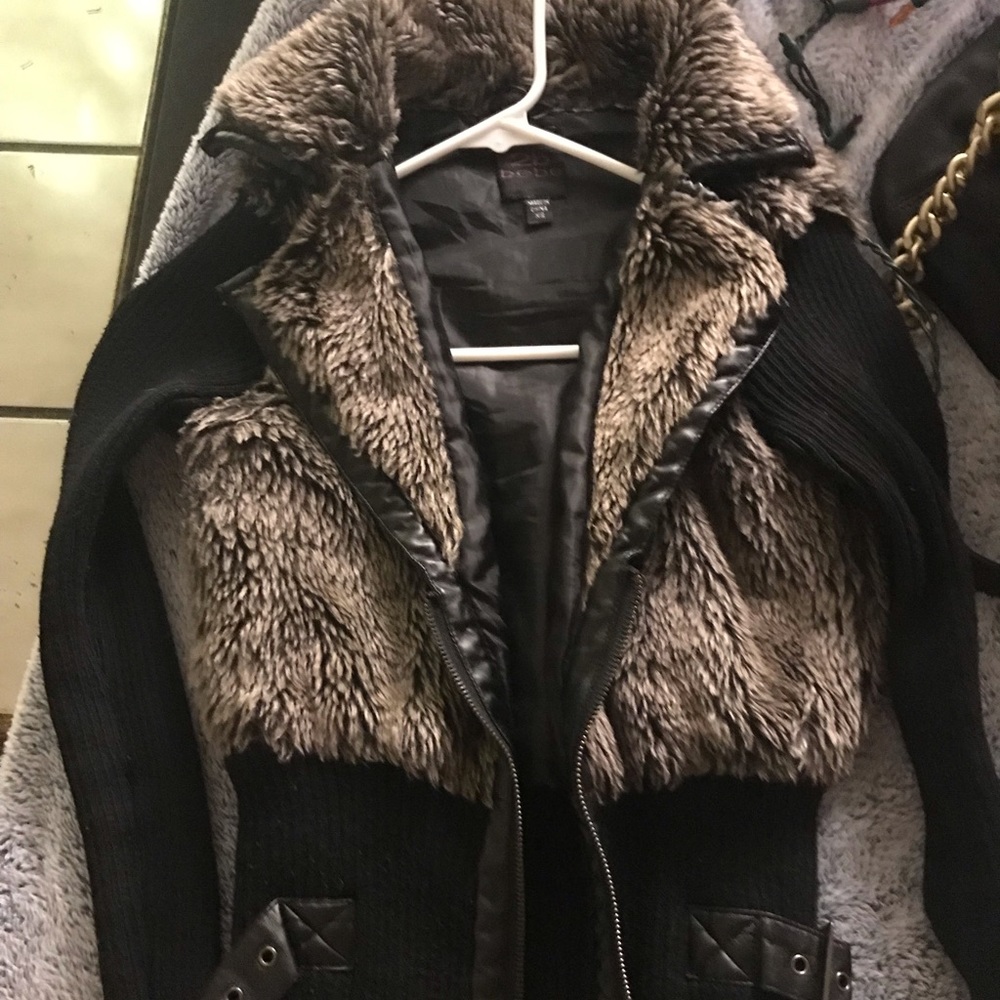 2bebe fur jacket